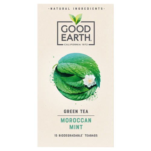 Good Earth Green Tea Moroccan Mint 15 TeaBags thumbnail 2