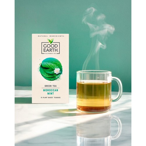 Good Earth Green Tea Moroccan Mint 15 TeaBags thumbnail 5
