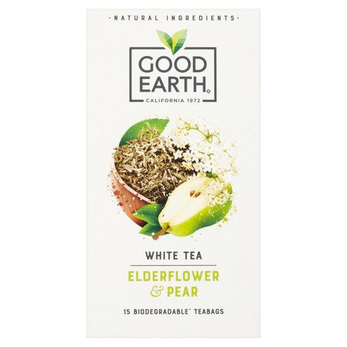 Good Earth Herbal Tea White Tea Elderflower And Pear 15 TeaBags thumbnail 2