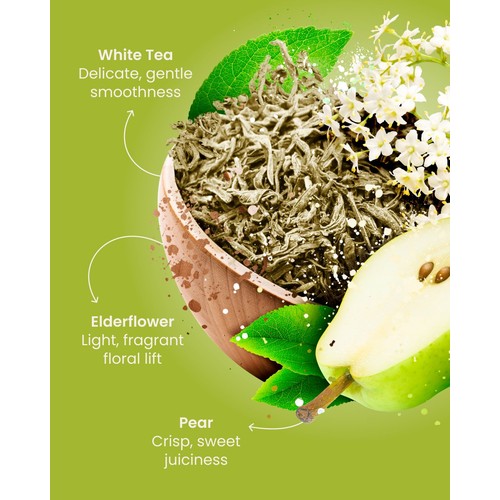 Good Earth Herbal Tea White Tea Elderflower And Pear 15 TeaBags thumbnail 6