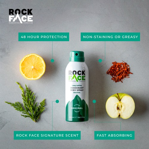 Rock Face Original Body Spray Deodorant  thumbnail 4