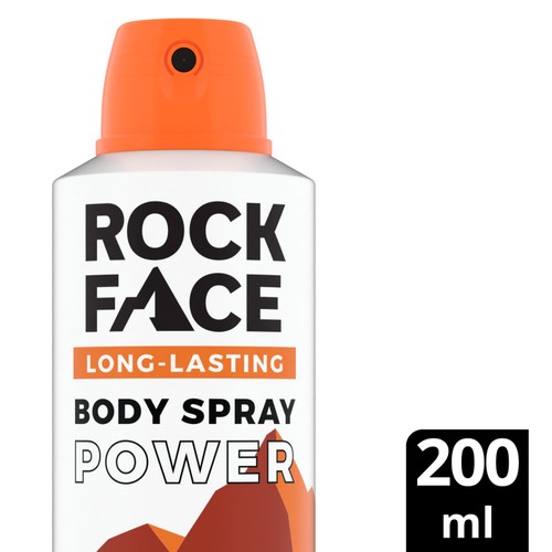 Rock Face Power Body Spray Deodorant