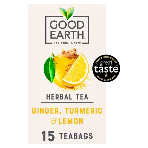 Good Earth Tea Lemon, Ginger & Turmeric 15's