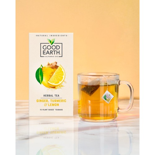 Good Earth Tea Lemon, Ginger & Turmeric 15's thumbnail 5