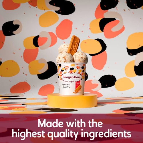 Haagen-Dazs Caramel, Biscuit & Cream Ice Cream thumbnail 6