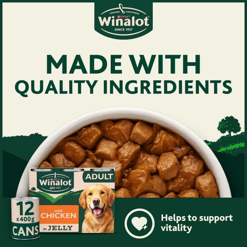 Winalot Classics Mixed In Jelly, Chicken Wet Dog Food thumbnail 2