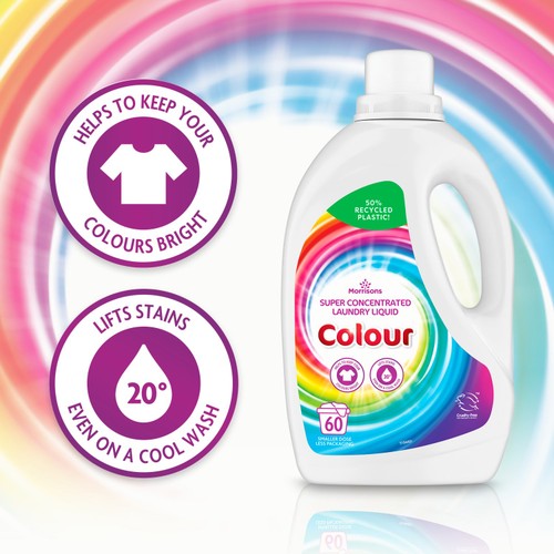 Morrisons Colour & Protect Super Concentrated Laundry Liquid 60 Washes  thumbnail 2