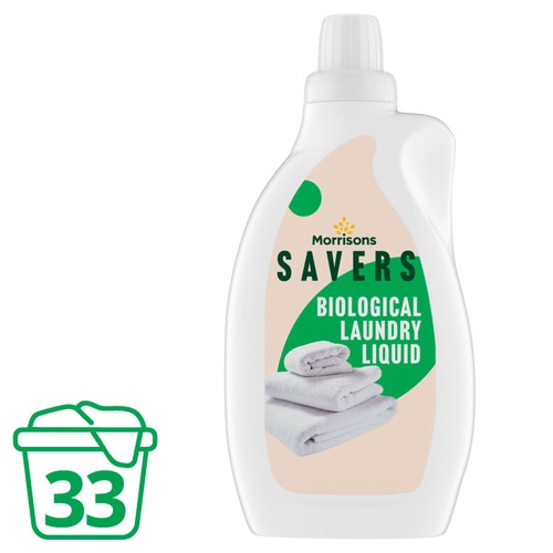 Morrisons Savers Biological Laundry Liquid 33 Washes