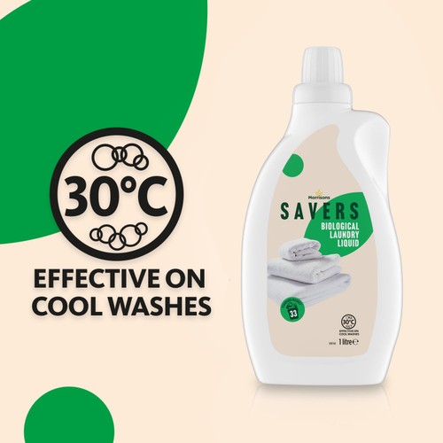 Morrisons Savers Biological Laundry Liquid 33 Washes thumbnail 2
