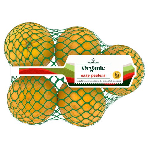 Morrisons Organic Easy Peelers 5 Pack