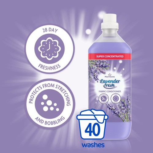 Morrisons Lavender Fresh Fabric Conditioner 40 Washes thumbnail 2