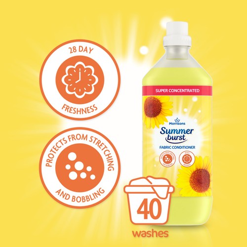 Morrisons Summer Burst Fabric Conditioner 40 Washes thumbnail 3