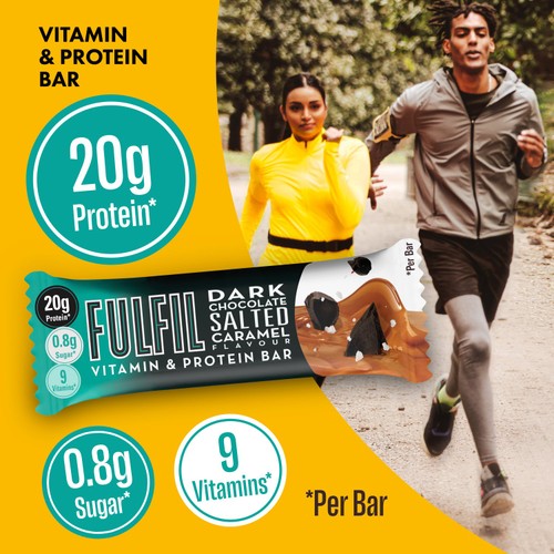 Fulfil Protein + Vitamin Bar Dark Chocolate Salted Caramel thumbnail 5