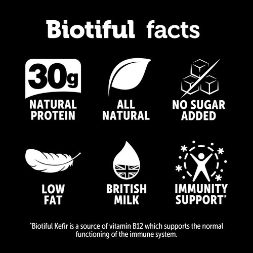Biotiful Gut Health Kefir Protein Yogurt Original 250g thumbnail 3