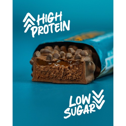 Grenade Protein Bars Chocolate Chip Salted Caramel 4 x 60g thumbnail 3