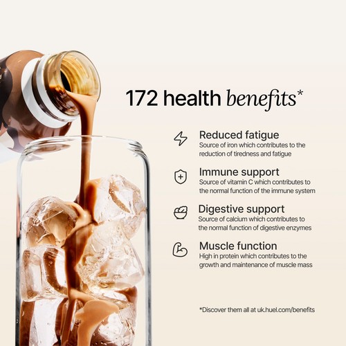 Huel Chocolate Flavour Ready-To-Drink Complete Meal 500ml thumbnail 6