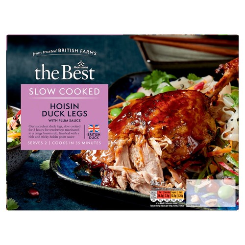 Morrisons British The Best Slow Cooked Duck Legs 560g
