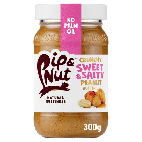 Pip & Nut Sweet And Salty Crunchy Peanut Butter   300g