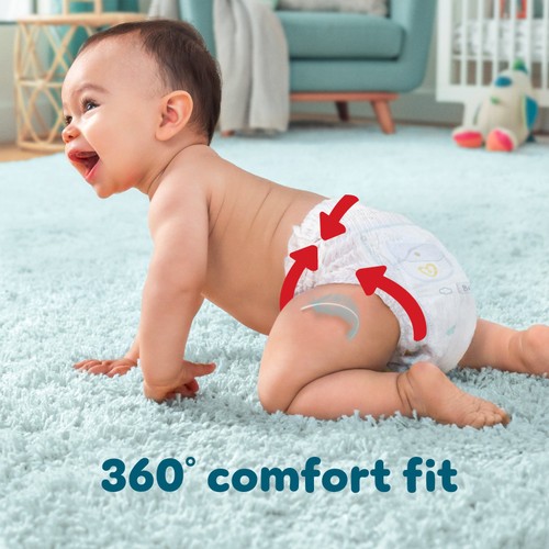 Pampers Premium Protection Nappy Pants Size 4, 54 Nappies Jumbo+ Pack thumbnail 3
