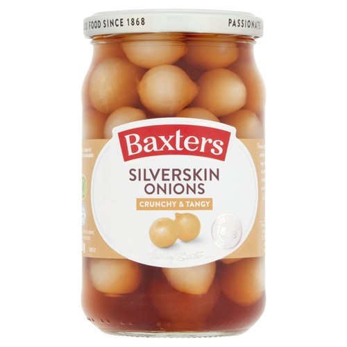 Baxters Silverskin Onions Crunchy & Tangy (440g)