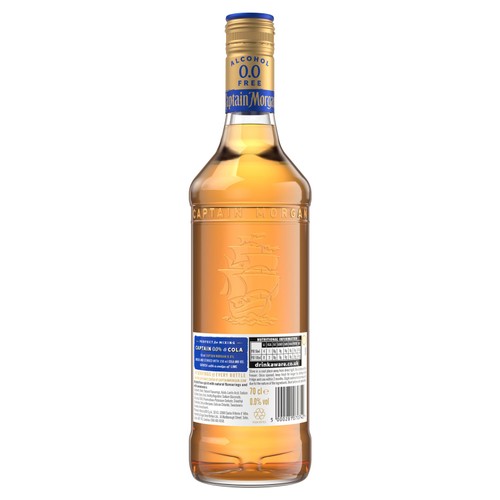 Captain Morgan Spiced Gold 0.0% Alcohol Free Spirit  thumbnail 2
