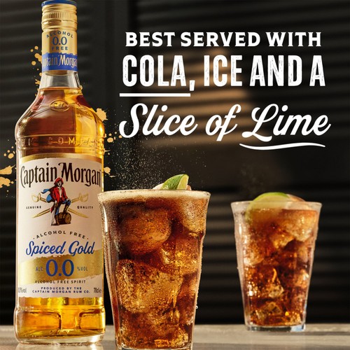 Captain Morgan Spiced Gold 0.0% Alcohol Free Spirit  thumbnail 3