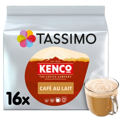 Tassimo Kenco Cafe Au Lait 16 Coffee Pods