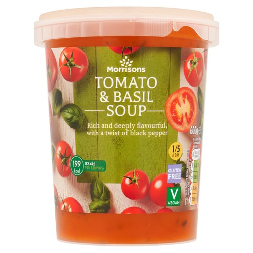 Morrisons Tomato & Basil Soup