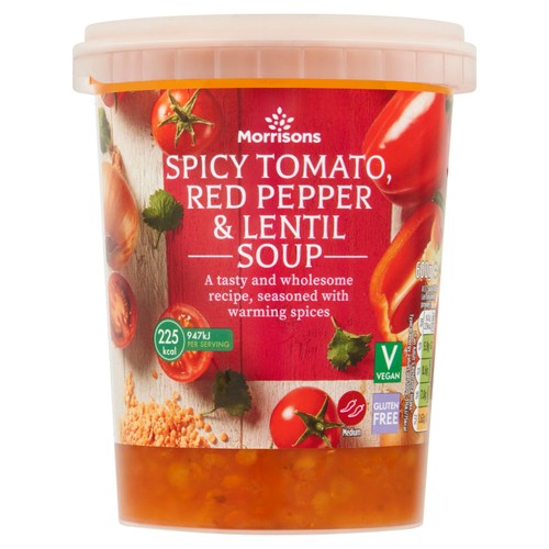 Morrisons Tomato Red Pepper & Lentil Soup