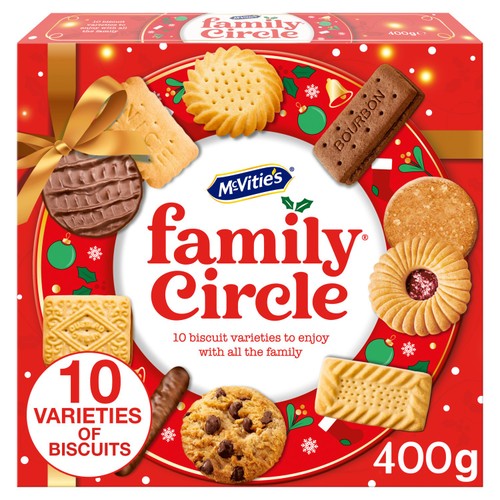 McVitie's Family Circle Biscuit Selection  400g