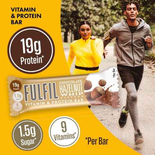 Fulfil Protein + Vitamin Bar Milk Chocolate Hazelnut Whip thumbnail 5