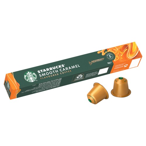 Starbucks by Nespresso Smooth Caramel Flavoured Coffee Pods x10 thumbnail 2