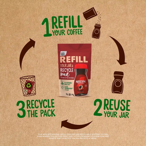 Nescafe Original Instant Coffee Refill thumbnail 2
