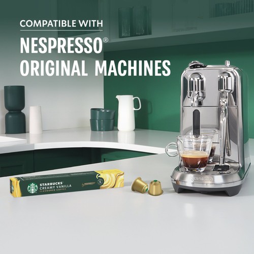 Starbucks by Nespresso Creamy Vanilla Flavoured Coffee Pods x 10 thumbnail 5