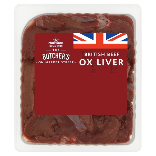 Morrisons British Ox Liver 490g