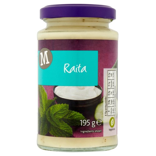 Morrisons Raita Yoghurt & Mint Sauce