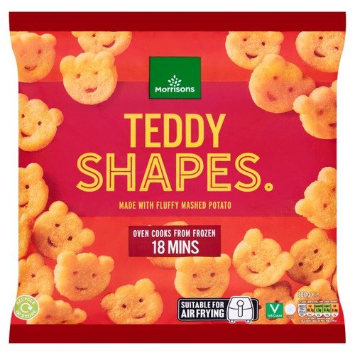 Morrisons Potato Teddy Shapes