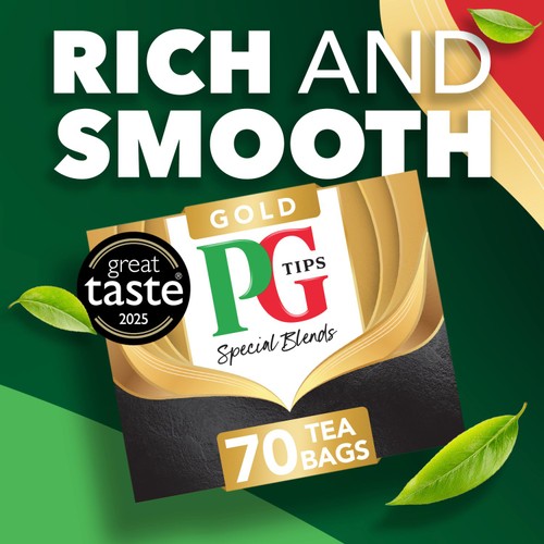 PG Tips Gold 70 Tea Bags thumbnail 3