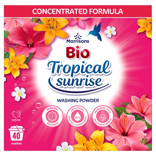 Morrisons Bio Tropical Laundry Powder 40 Washes