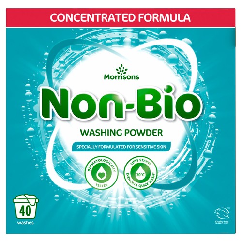 Morrisons Non Bio Laundry Powder 40 Washes