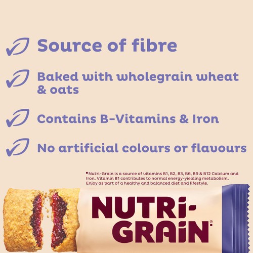 Kellogg's Nutri-Grain Blueberry Snack Bars 6 x 37g thumbnail 2