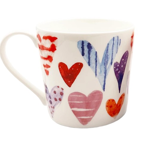 Morrisons Bone China Dorset Large Heart Mug thumbnail 2