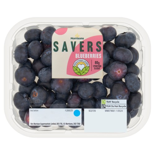 Morrisons Savers Blueberries  125g