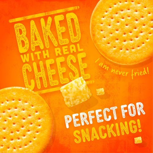 Jacob's Baked Cheddars Cheese Biscuits Twin Pack