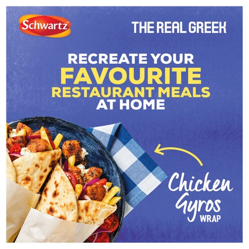 Schwartz X The Real Greek Chicken Gyros Wrap thumbnail 2