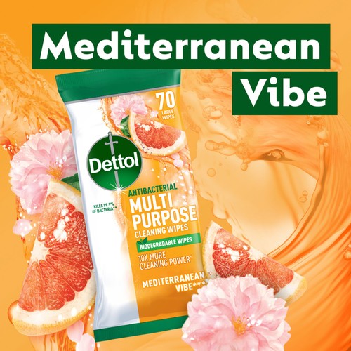 Dettol Med Vibes Multipurpose Wipes 70s thumbnail 5