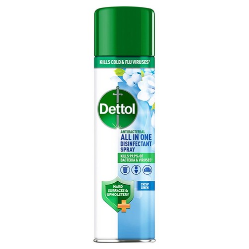 Dettol All In One Disinfectant Spray Crisp Linen thumbnail 2