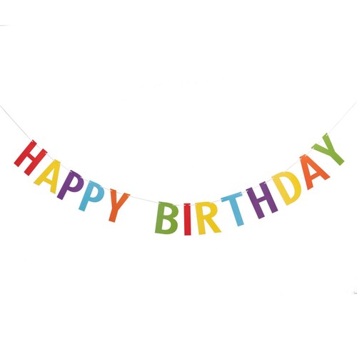 Nutmeg Happy Birthday Letter Bunting