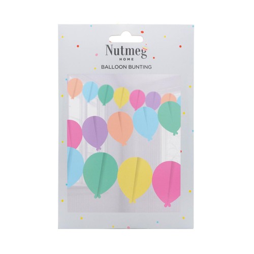 Nutmeg Balloon Bunting