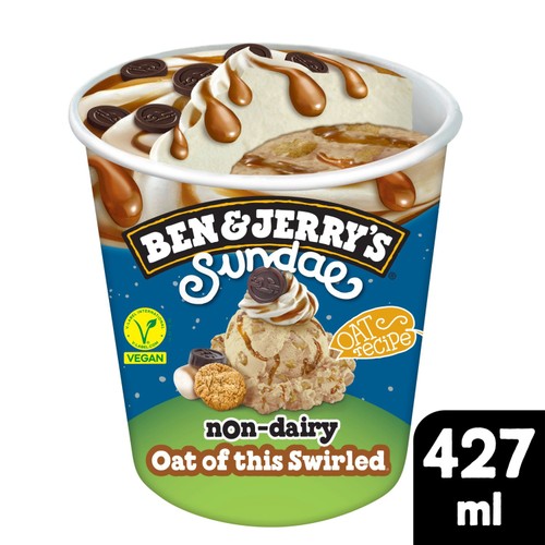 Ben & Jerry's Sundae Oat Of This Swirled Vegan Ice Cream Tub 427ml